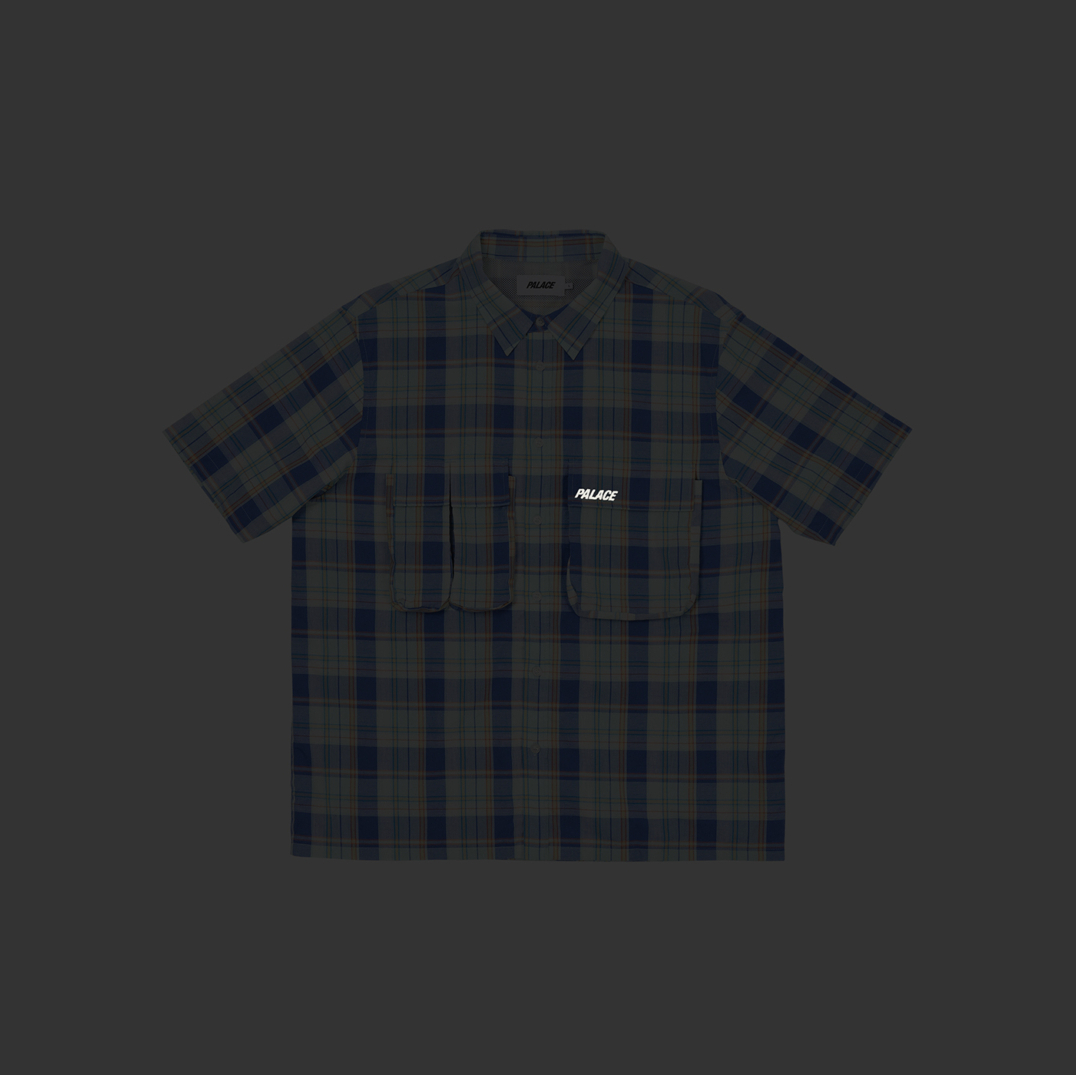 Thumbnail CARGO POCKET SHIRT BLUE one color