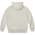 Thumbnail WASHED TERRY 1/4 PLACKET HOOD SMOKE GREY one color
