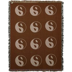 Thumbnail YIN YANG TAPESTRY BLANKET WHITE / BLACK one color