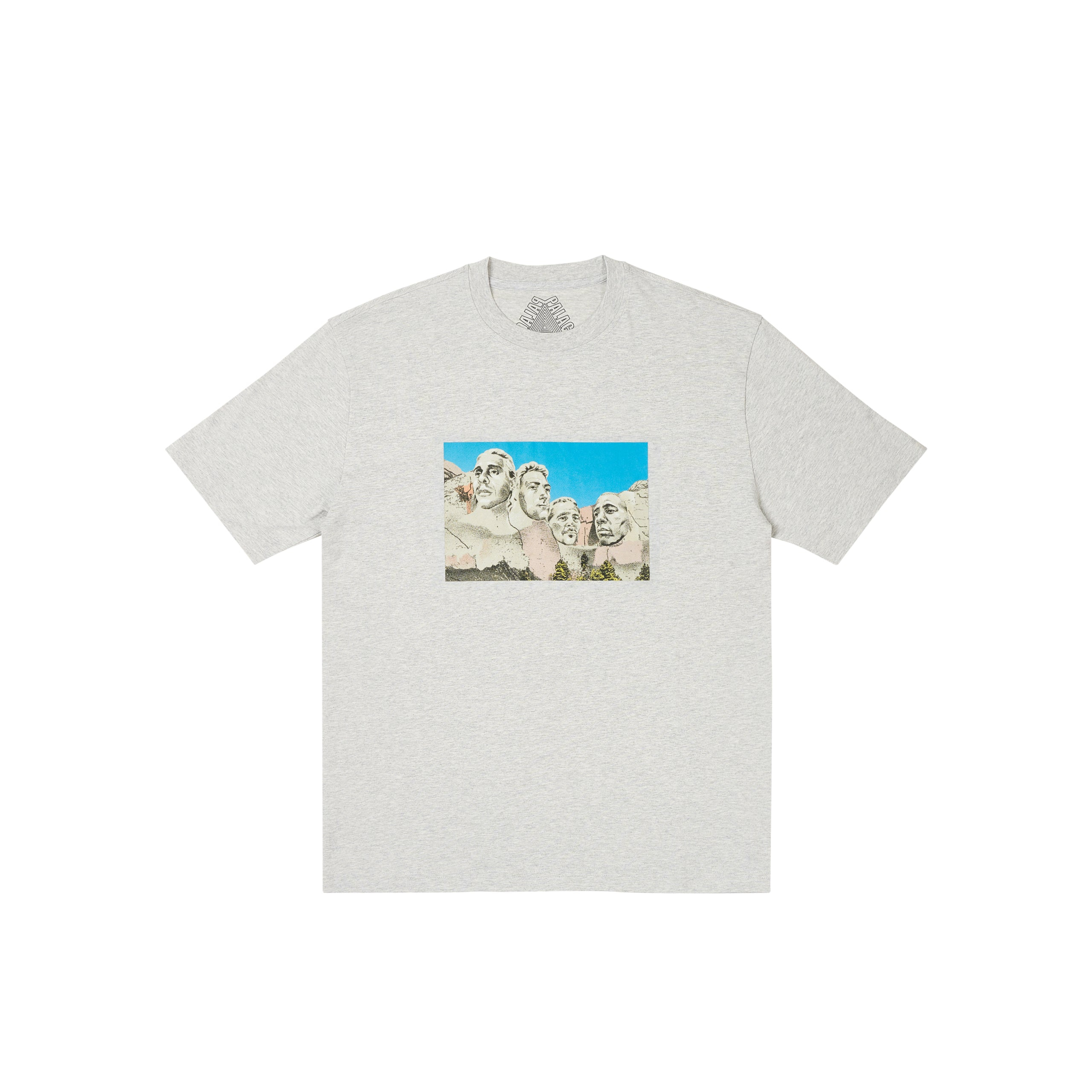 Thumbnail CHIZ FACE T-SHIRT GREY MARL one color