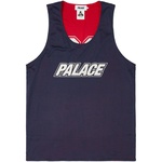 Thumbnail MESH REVERSO BORDER VEST NAVY one color