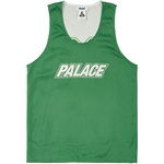 Thumbnail MESH REVERSO BORDER VEST GREEN one color