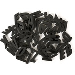 Thumbnail PALACE ALPHABET FRIDGE MAGNETS BLACK one color