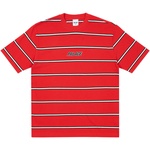 Thumbnail DUO STRIPE T-SHIRT TRUEST RED one color