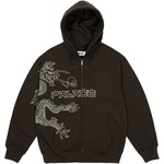 Thumbnail DRAGON ZIP HOOD BLACK one color