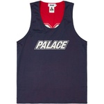 Thumbnail MESH REVERSO BORDER VEST NAVY one color