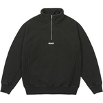 Thumbnail 1/4 ZIP WASH OUT FUNNEL BLACK one color