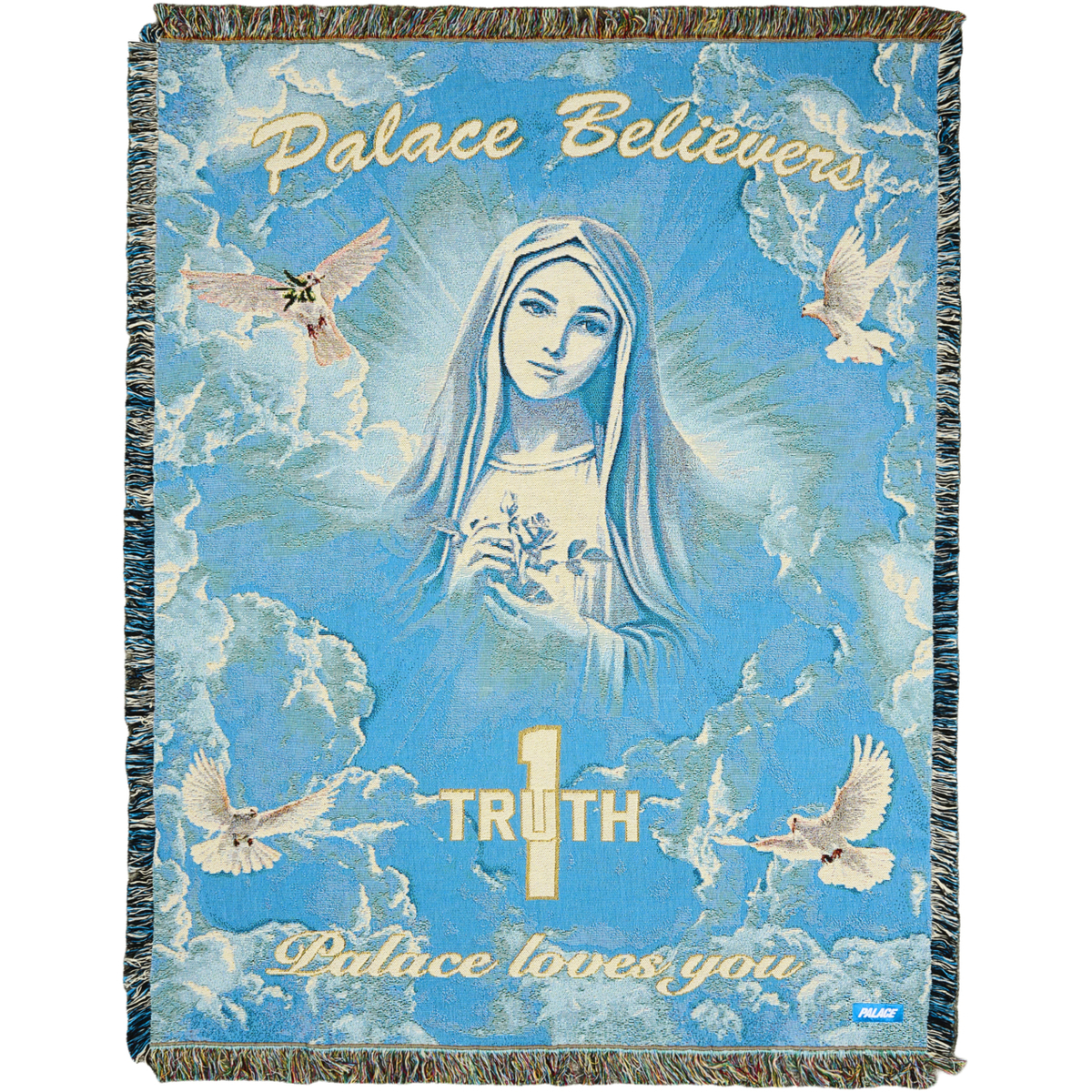 1 TRUTH TAPESTRY BLANKET BLUE one color