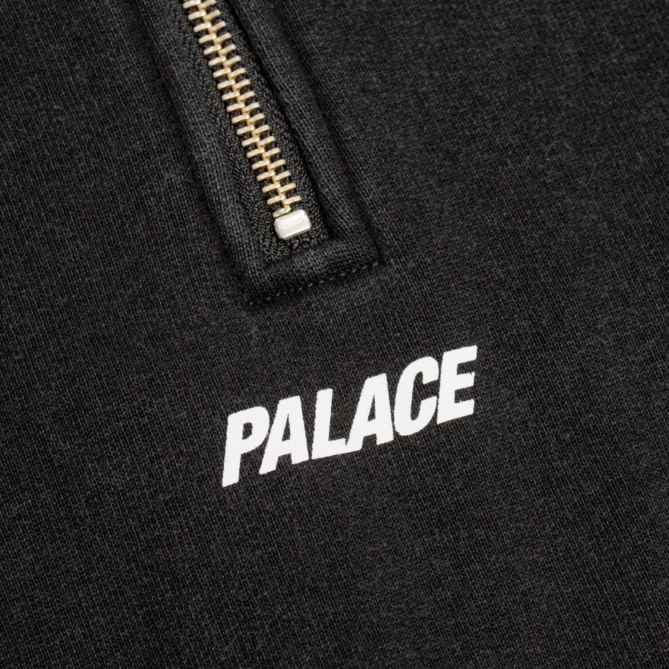 Thumbnail 1/4 ZIP WASH OUT FUNNEL BLACK one color