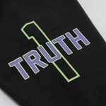 Thumbnail BELIEVER ZIP HOOD BLACK one color