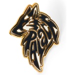 Thumbnail LONE WOLF PIN BADGE BLACK / WHITE one color