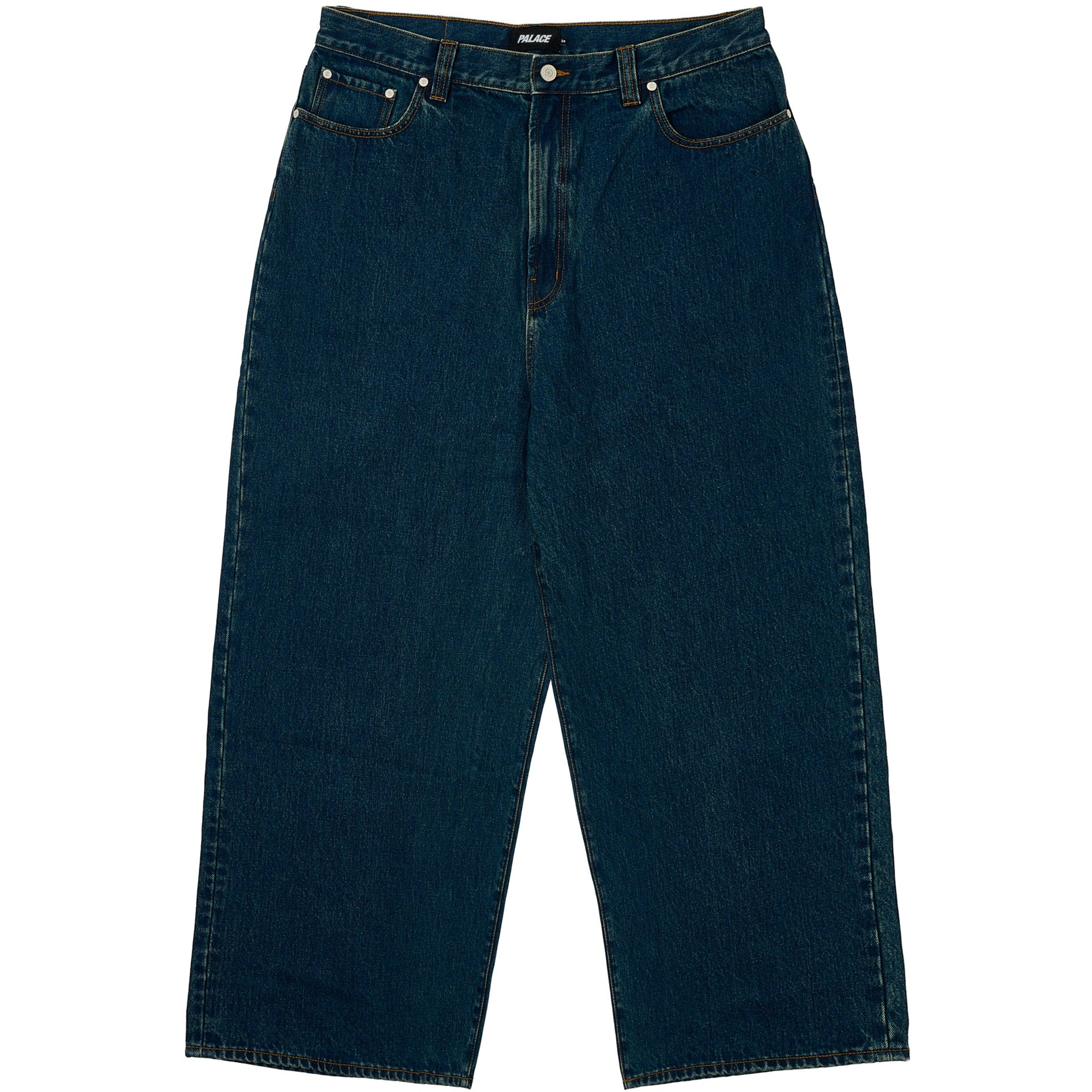 Thumbnail P100 SUPER BAGGY JEAN INDIGO WASH one color