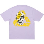 Thumbnail P3 SKULL T-SHIRT PASTEL PURPLE one color