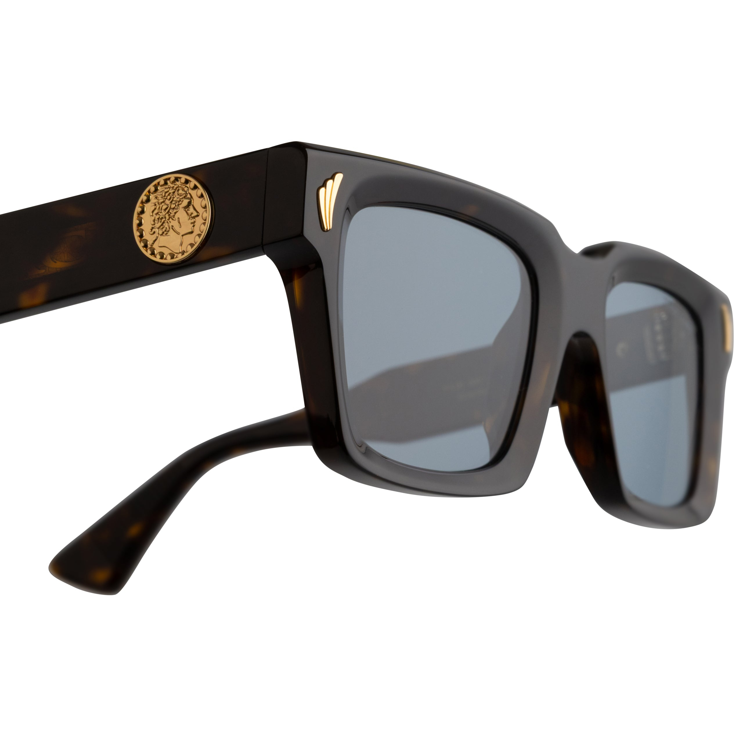 Thumbnail PALACE CUTLER AND GROSS MERCURY SQUARE SUNGLASSES HAVANA one color