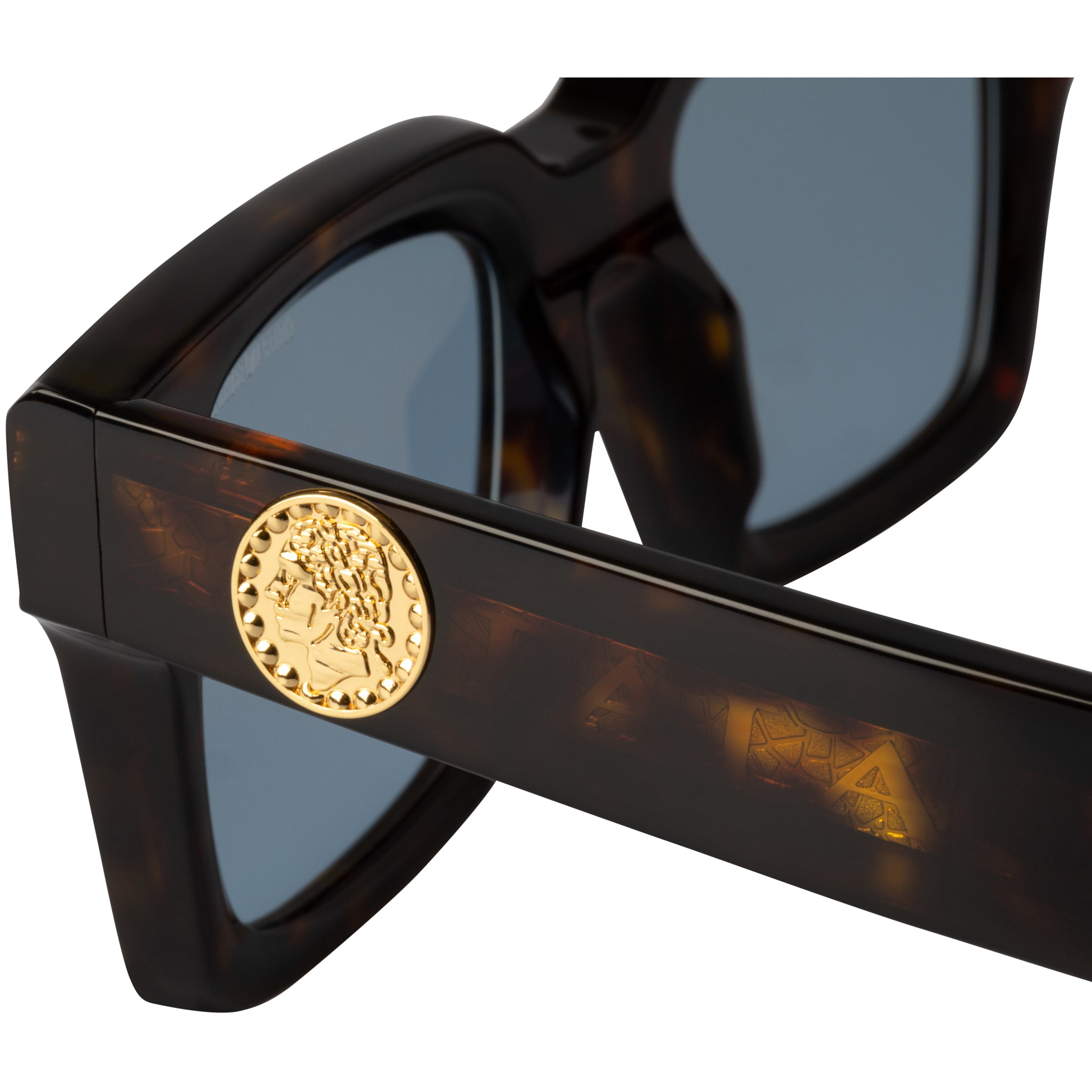 Thumbnail PALACE CUTLER AND GROSS MERCURY SQUARE SUNGLASSES HAVANA one color