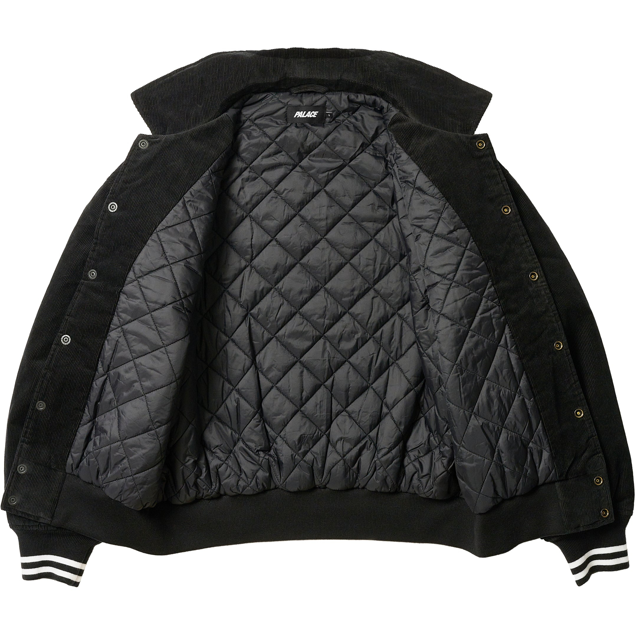 Thumbnail PALACE LOVE VARSITY JACKET BLACK one color