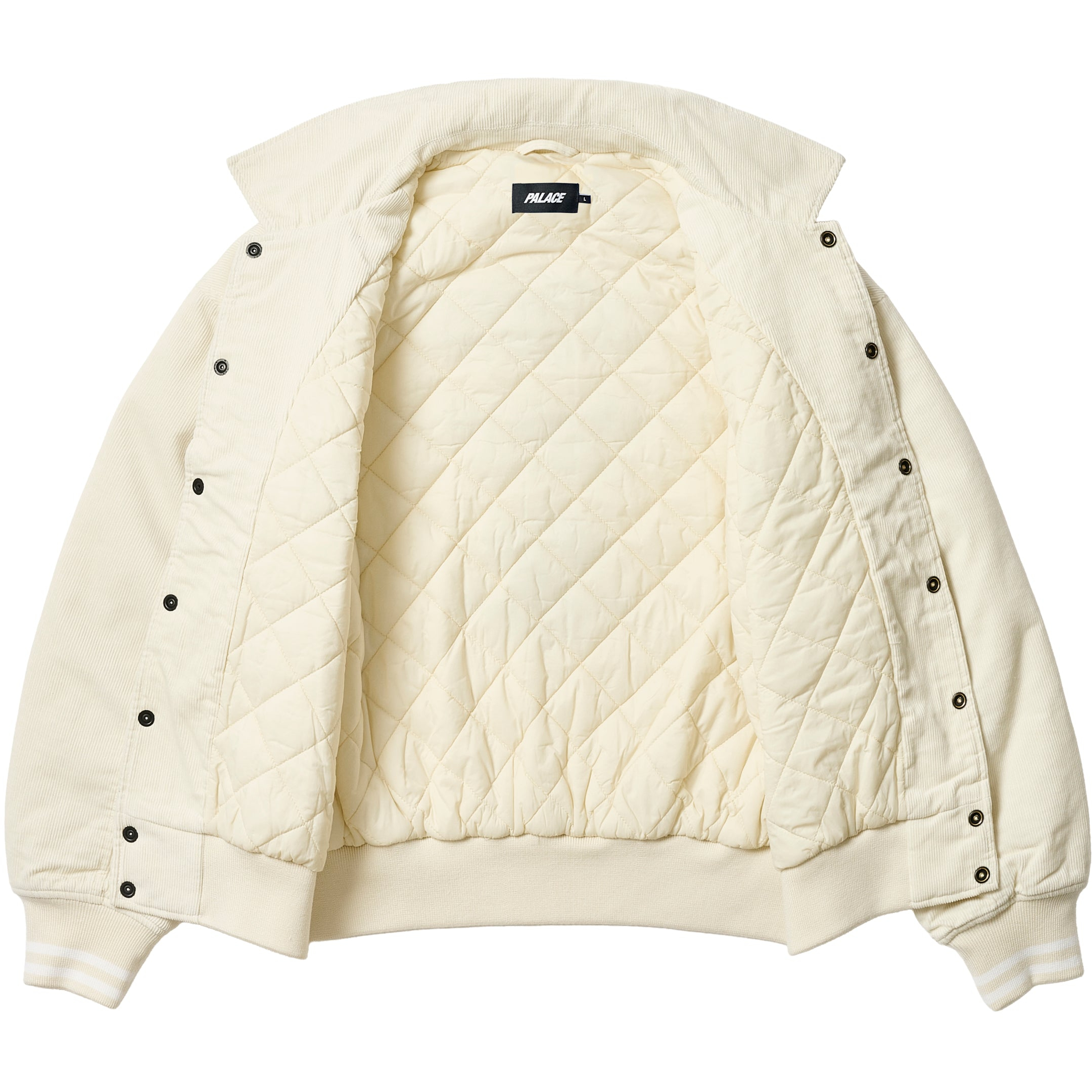 Thumbnail PALACE LOVE VARSITY JACKET SOFT WHITE one color