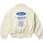 Thumbnail PALACE LOVE VARSITY JACKET SOFT WHITE one color