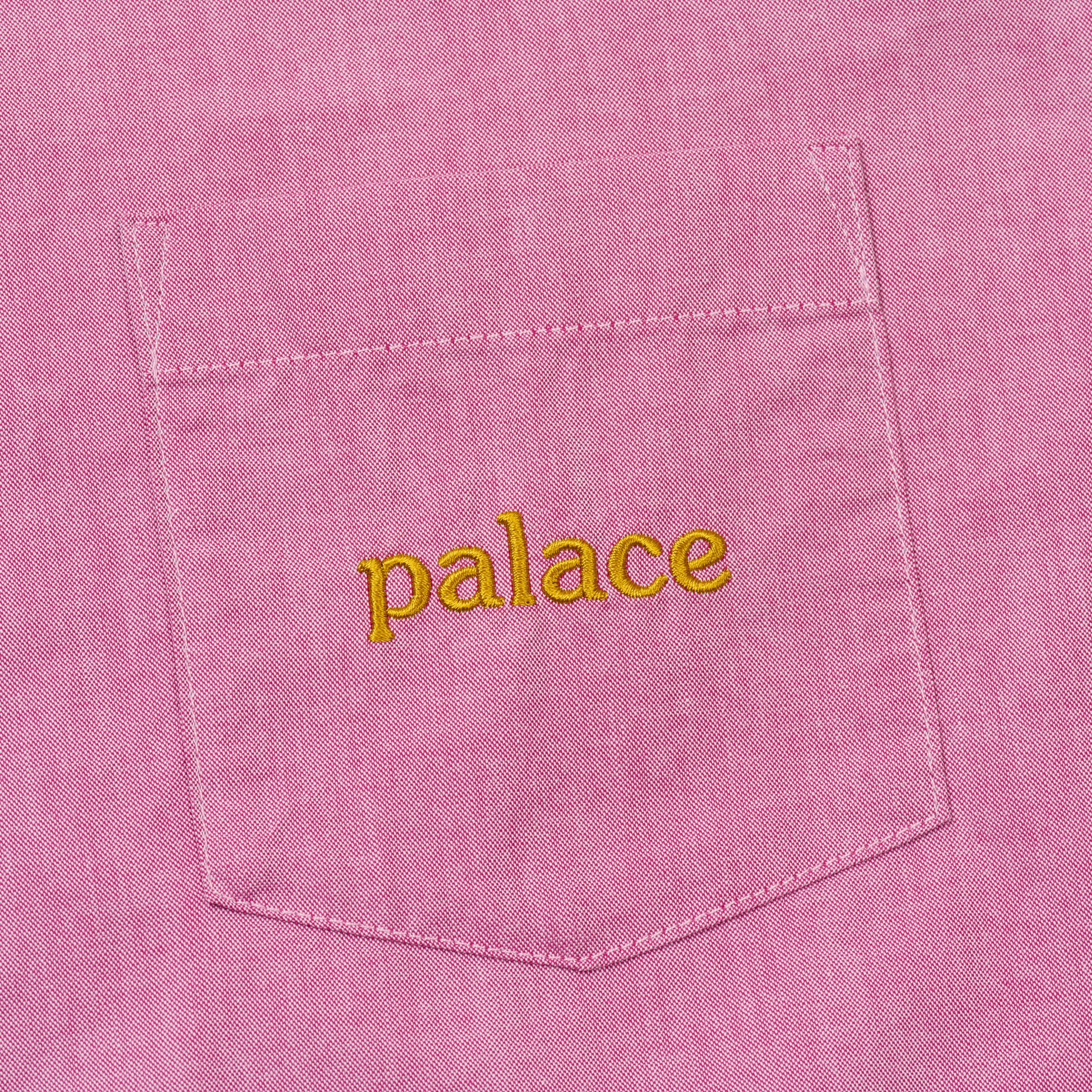 Thumbnail PALACE OXFORD SHIRT BURGUNDY one color