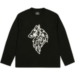 Thumbnail SKETCHY LONE WOLF LONGSLEEVE BLACK one color