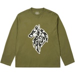 Thumbnail SKETCHY LONE WOLF LONGSLEEVE THE DEEP GREEN one color