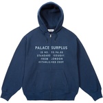 Thumbnail STAMP WAFFLE ZIP HOOD NAVY one color