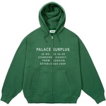 Thumbnail STAMP WAFFLE ZIP HOOD RACEY GREEN one color