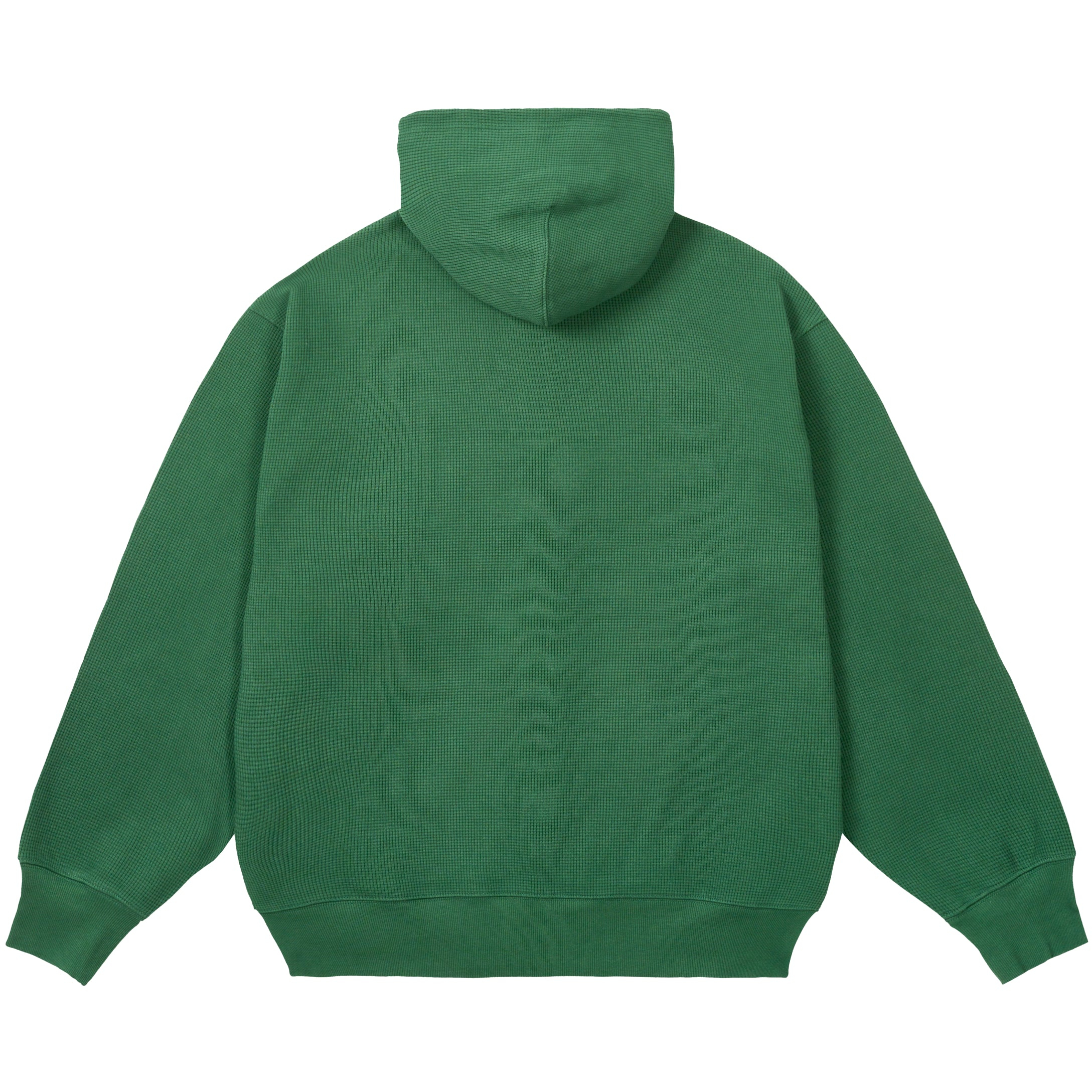 Thumbnail STAMP WAFFLE ZIP HOOD RACEY GREEN one color