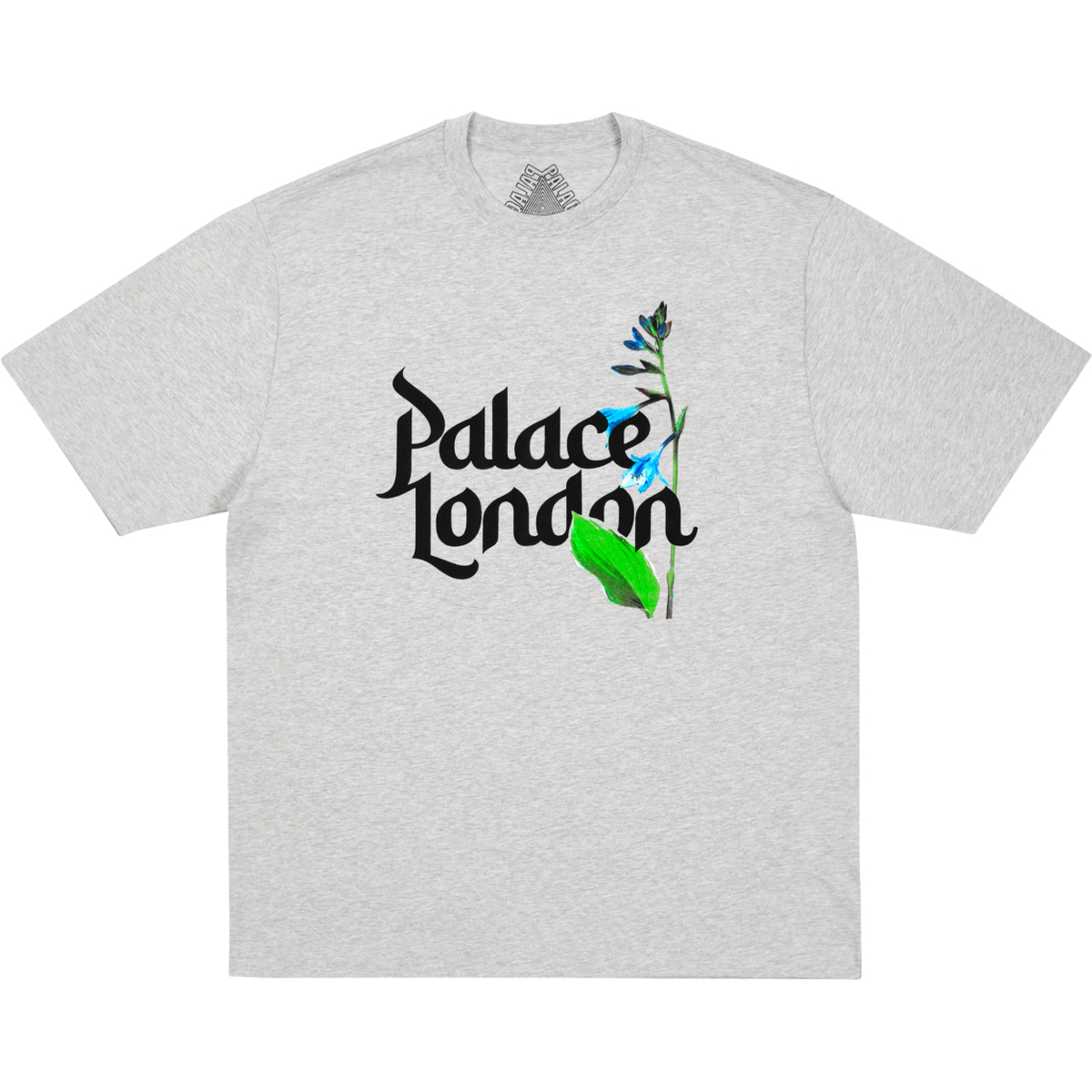 FLOWER TYPE T-SHIRT GREY MARL one color