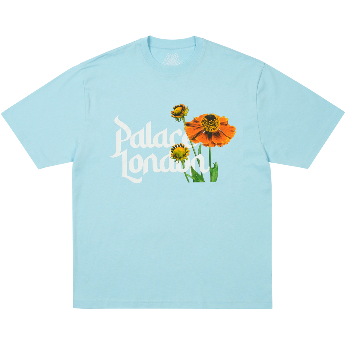 FLOWER TYPE T-SHIRT SKYLINE BLUE one color
