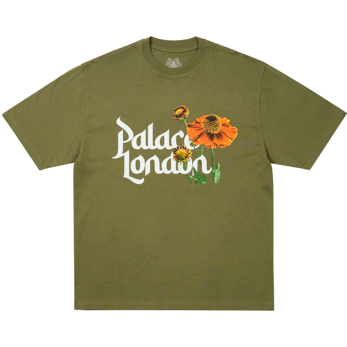FLOWER TYPE T-SHIRT THE DEEP GREEN one color