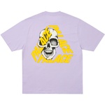 Thumbnail P3 SKULL T-SHIRT PASTEL PURPLE one color
