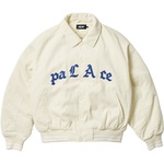 Thumbnail PALACE LOVE VARSITY JACKET SOFT WHITE one color