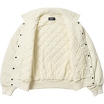 Thumbnail PALACE LOVE VARSITY JACKET SOFT WHITE one color
