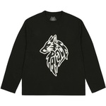 Thumbnail SKETCHY LONE WOLF LONGSLEEVE BLACK one color