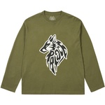 Thumbnail SKETCHY LONE WOLF LONGSLEEVE THE DEEP GREEN one color