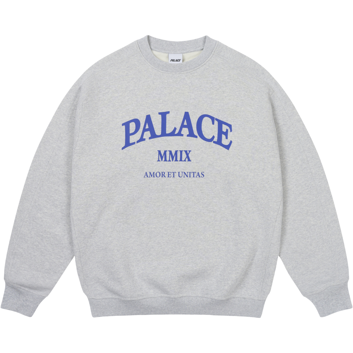 UNITAS OVERSIZED CREW GREY MARL one color