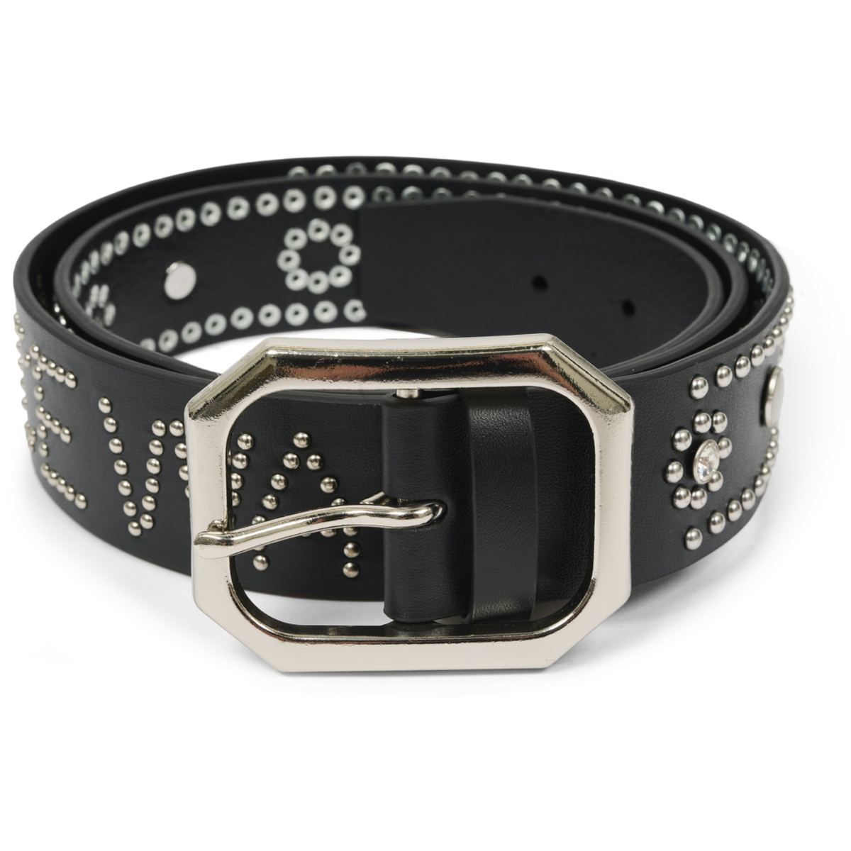 Thumbnail WAIST MAN STUDDED BELT BLACK / SILVER one color