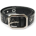 Thumbnail WAIST MAN STUDDED BELT BLACK / SILVER one color