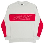 Thumbnail TRI PANEL CREW GREY MARL / RED one color