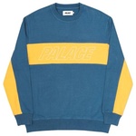 Thumbnail TRI PANEL CREW TEAL / ORANGE one color