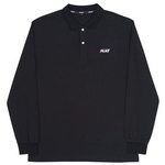 Thumbnail BASICALLY A LONGSLEEVE POLO BLACK one color