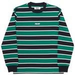 Thumbnail BORDER LONGSLEEVE GREEN / BLACK one color