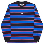 Thumbnail BORDER LONGSLEEVE BLACK / BLUE one color
