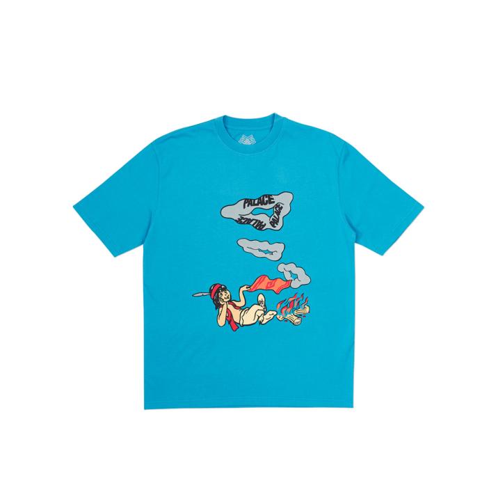 SMOKE SIG T-SHIRT TEAL BLUE one color