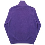 Thumbnail BRUSHER ZIP NECK SWEAT PURPLE one color