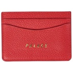 Thumbnail LEATHER CARD HOLDER RED one color