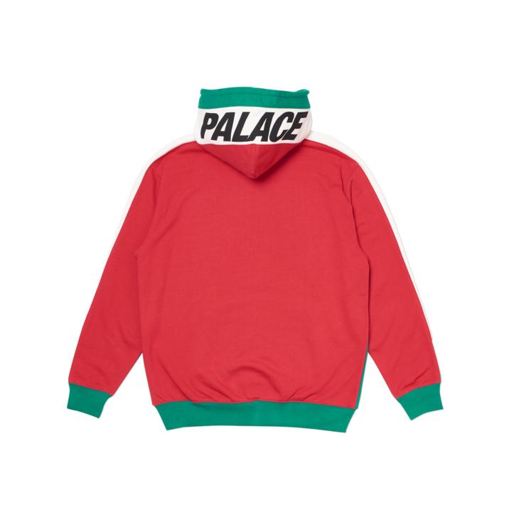 Thumbnail CATCH UP HOOD GREEN / WHITE / RED one color