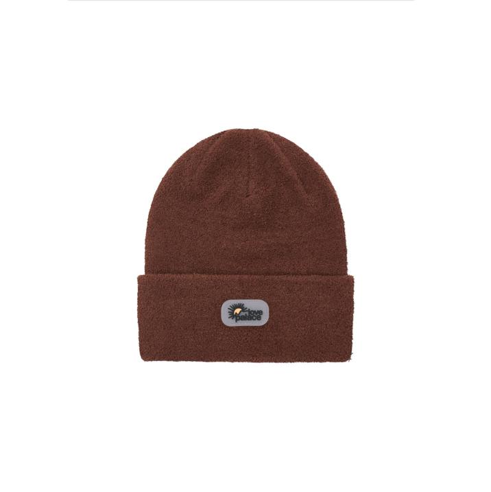 LOW PILE BEANIE BROWN one color