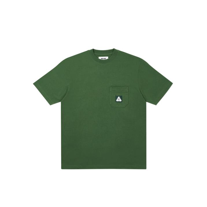 PATCH POCKET T-SHIRT GREEN one color